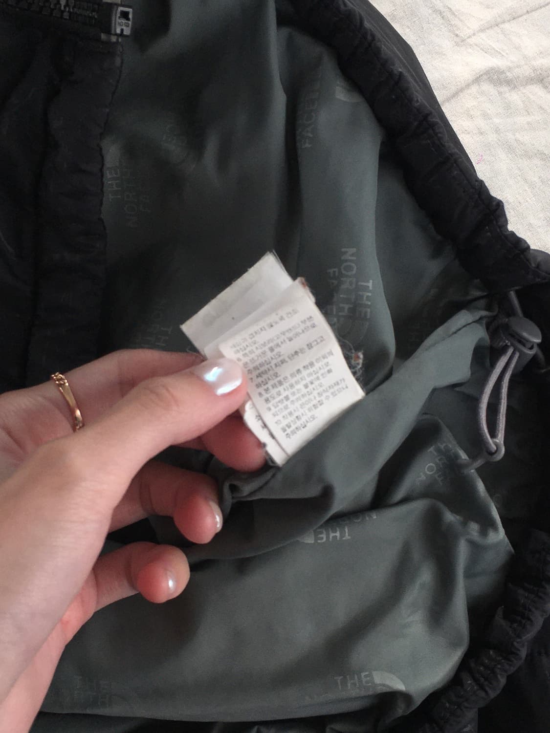 노스페이스 가슴로고 패턴패딩 상품이미지7