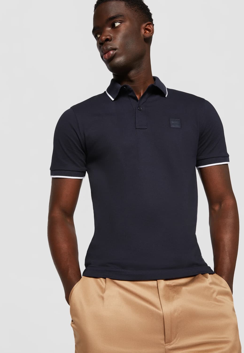 [택O새제품] BOSS 휴고보스 네이비 폴로티 새상품 상품이미지1