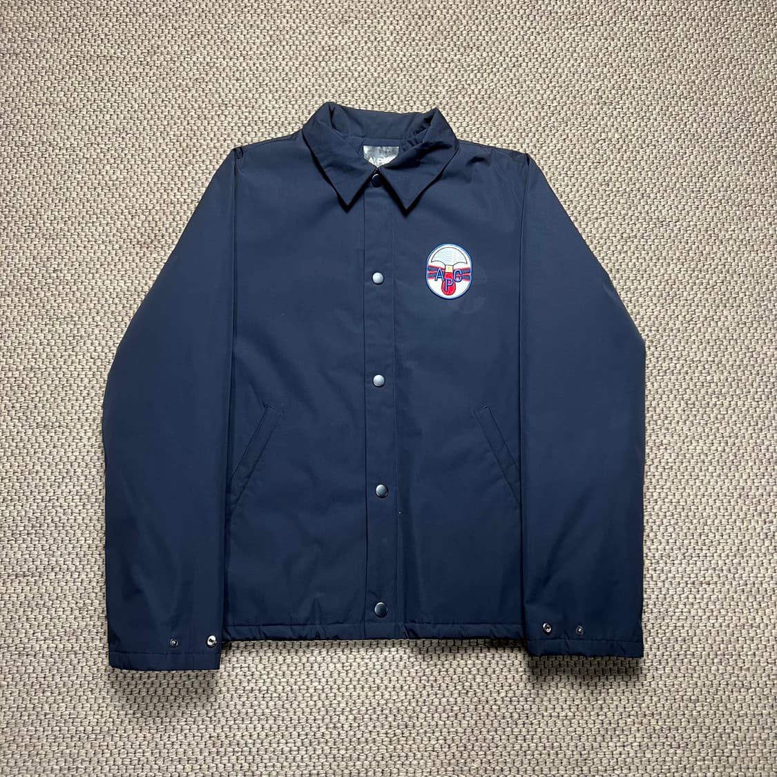 A.P.C. 아페쎄 Saul 누빔 코치 자켓 네이비 S 상품이미지1