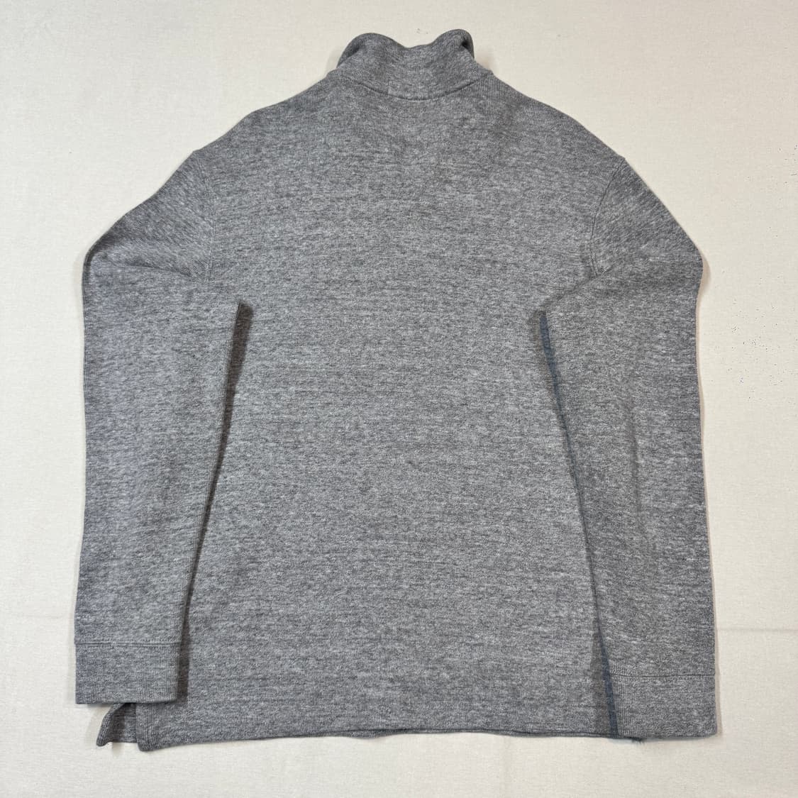 M) 폴로 랄프로렌 반집업 풀오버 코튼 니트 그레이 상품이미지5