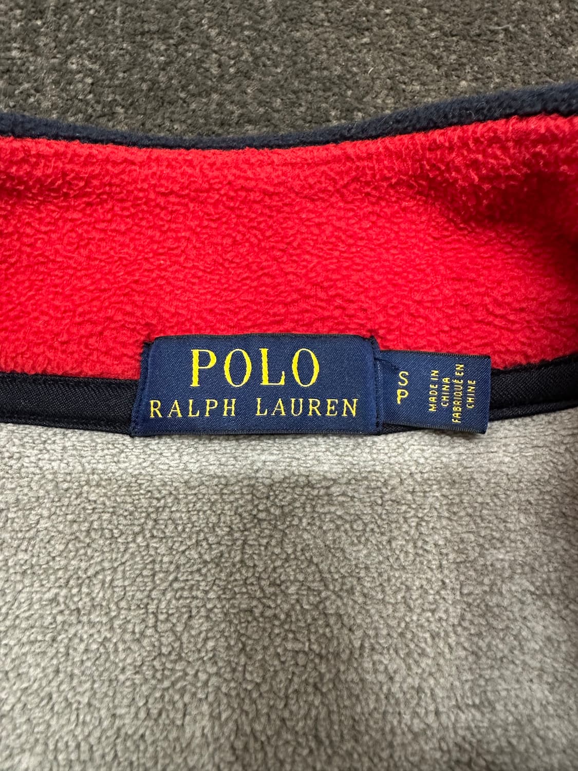 폴로 랄프로렌 성조기 하프집업 S사이즈 상품이미지3