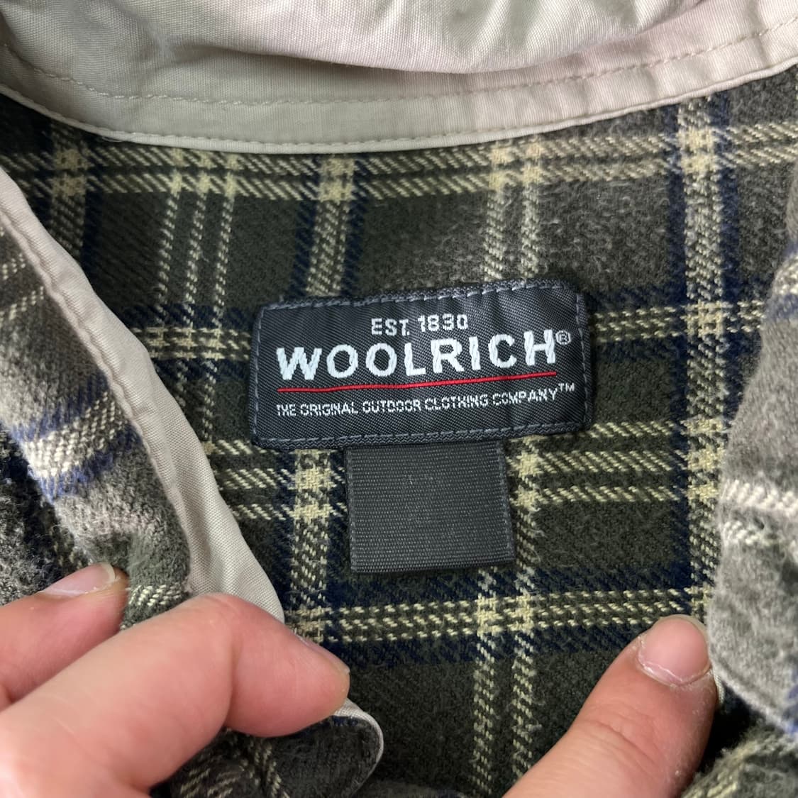 105 울리치 빈티지 체크 울 셔츠 상품이미지3