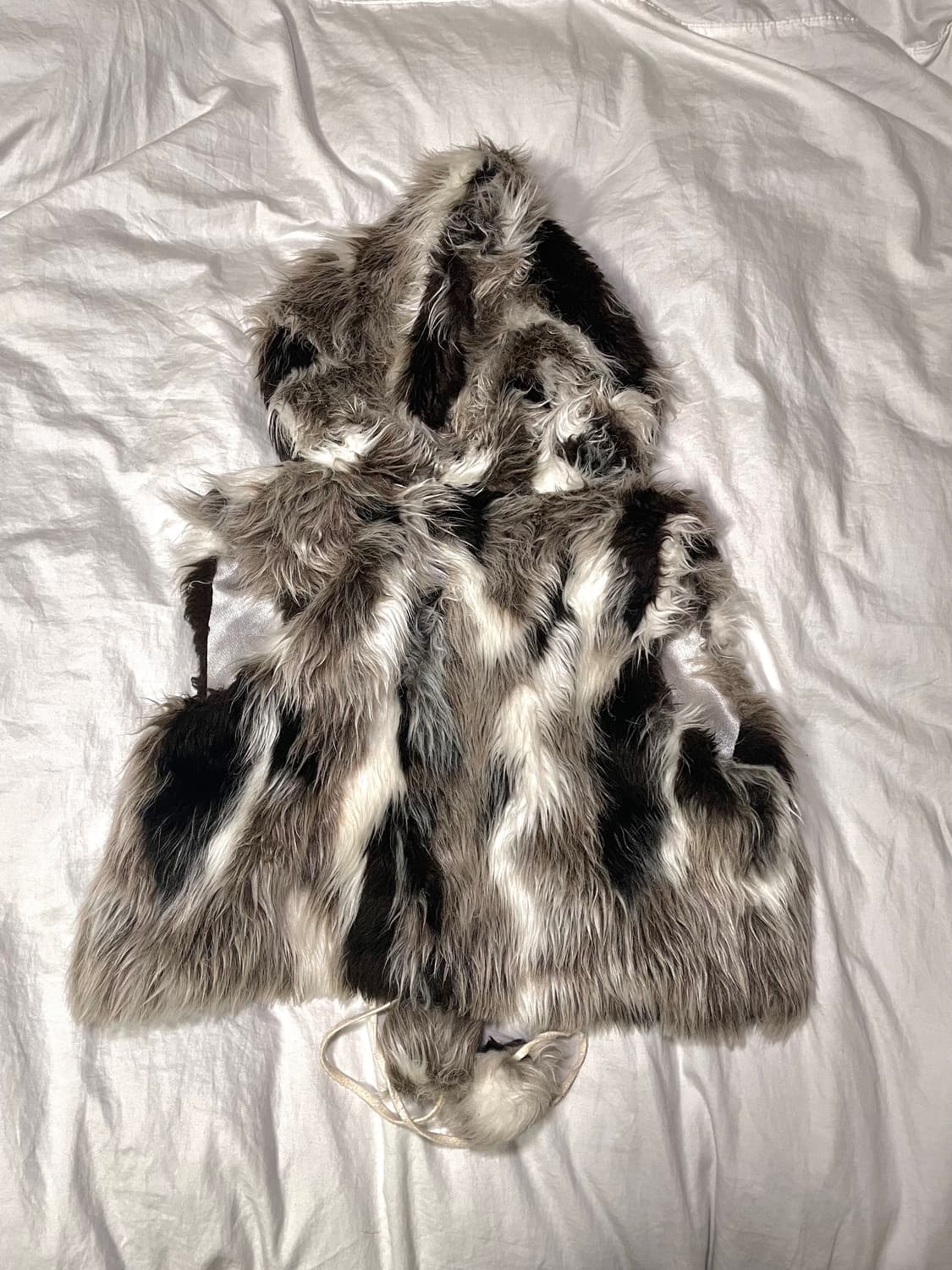 y2k pinterest fur vest vintage 핀터깔 털조끼  상품이미지3
