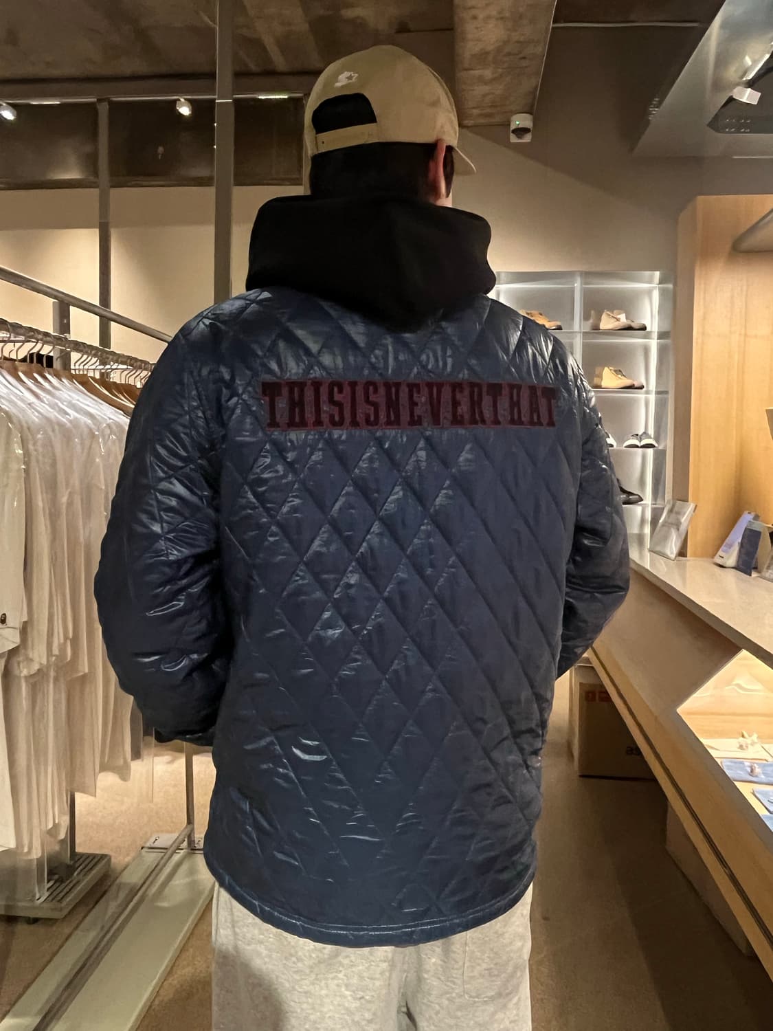 Thisisneverthat Quilted Coach Jaket Blue 상품이미지3