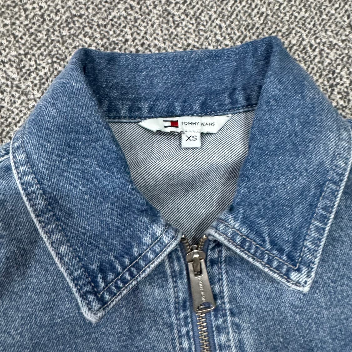 타미진스 하프 슬리브 데님 유틸리티 원피스 상품이미지5