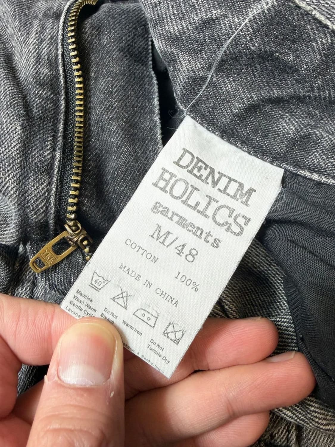 데님홀릭스 멀티 카고 와이드 데님 팬츠 PN9217 상품이미지9