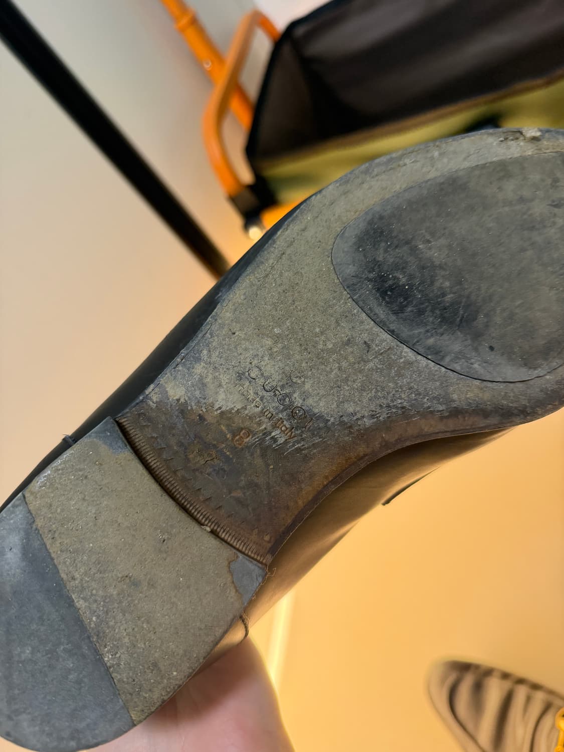 구찌 남성로퍼 블랙 8사이즈 상품이미지4