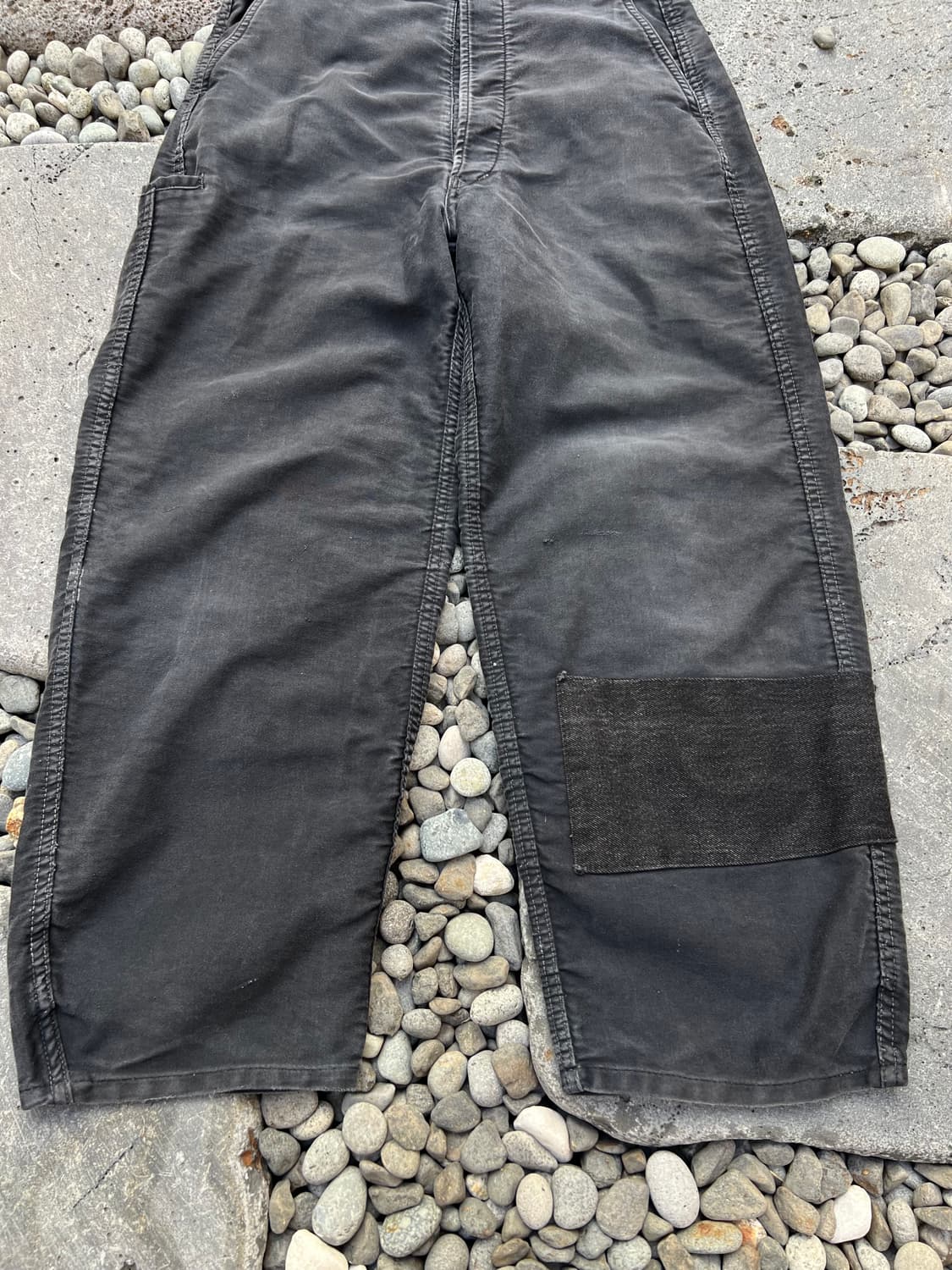 (31인치)OLD EURO BLACK MOLESKIN 블랙몰스킨워크팬츠 상품이미지4