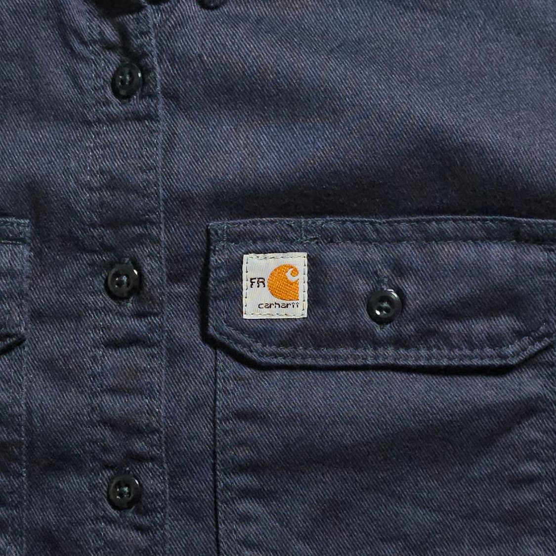 Carhartt 칼하트 네이비 난연 워크 셔츠  상품이미지3