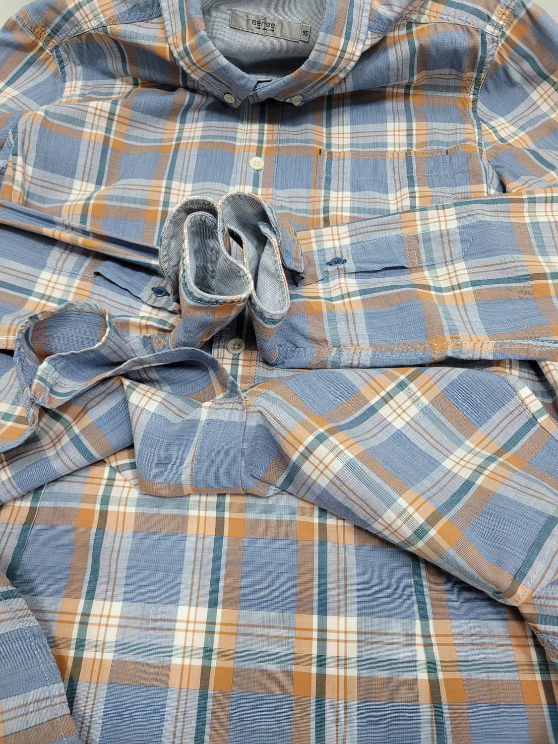 Series 시리즈 코튼 체크 셔츠 / 남 95 BL
 상품이미지7