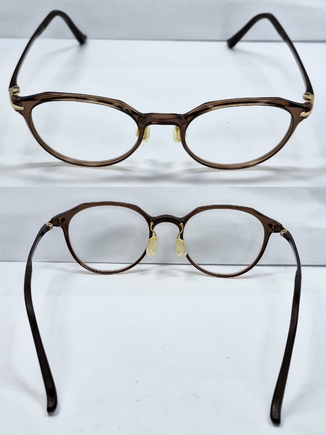 Joff SMART ZJ221012 브라운 초경량 보스턴 뿔테 안경테 상품이미지5