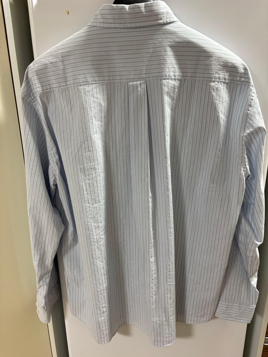 유니온블루 스트라이프 런드리셔츠 블루 상품이미지4