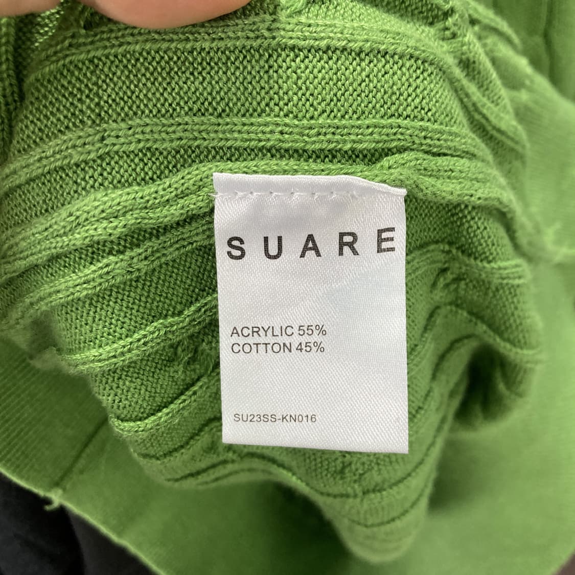 수아레 남성 카라넥 니트반팔 L 영구제  상품이미지5