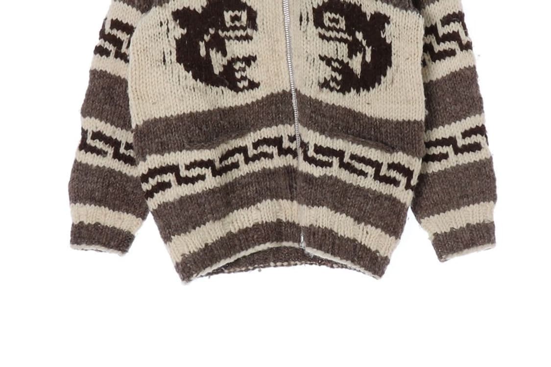 코위찬 인디언 울 100% 핸드메이드 니트자켓 상품이미지3