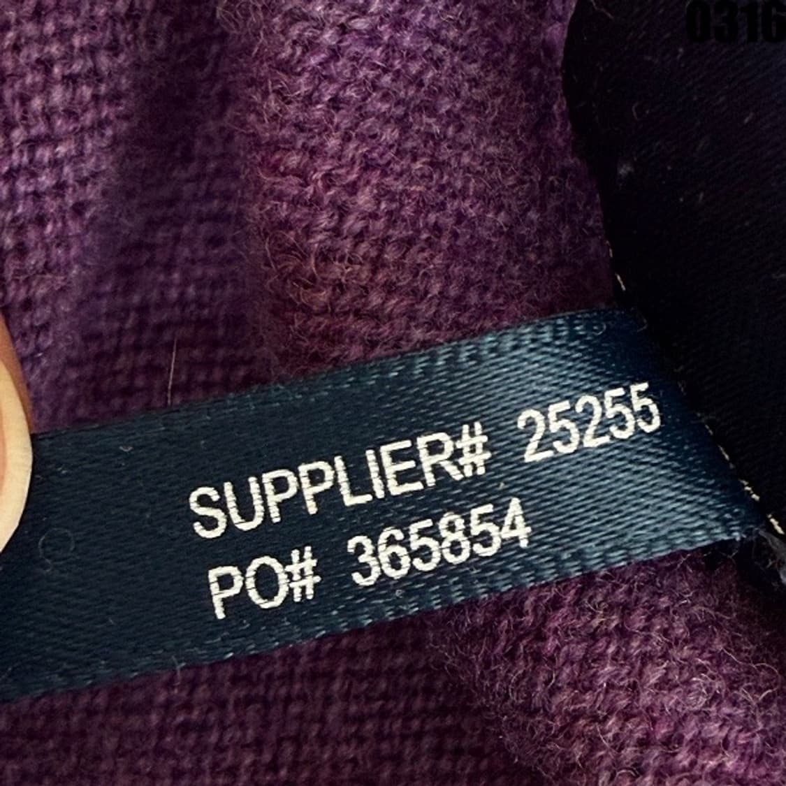 폴로 랄프로렌 메리노 울 브이넥 니트 M 0316  상품이미지8