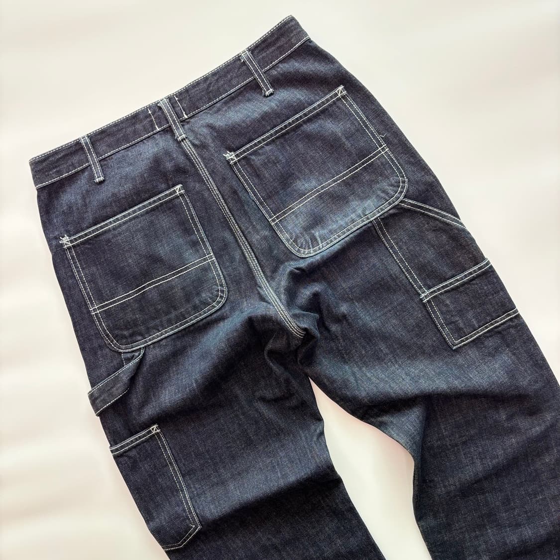 빈티지 콘트라스트 스티치 카펜터 데님 팬츠 상품이미지7