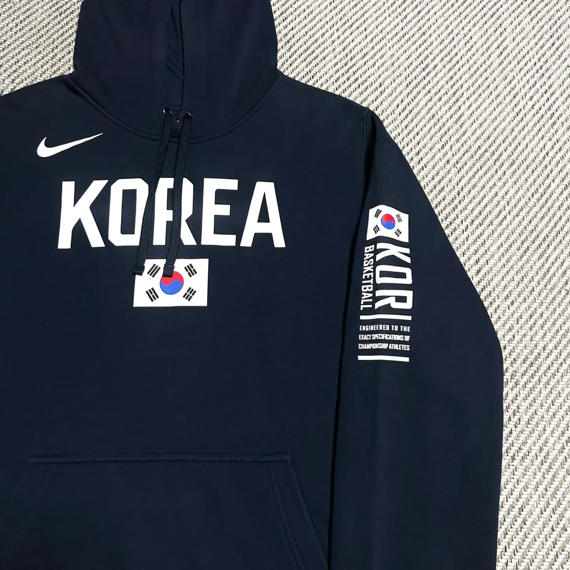 [L] Nike 나이키 코리아 네이비 후드티 상품이미지4