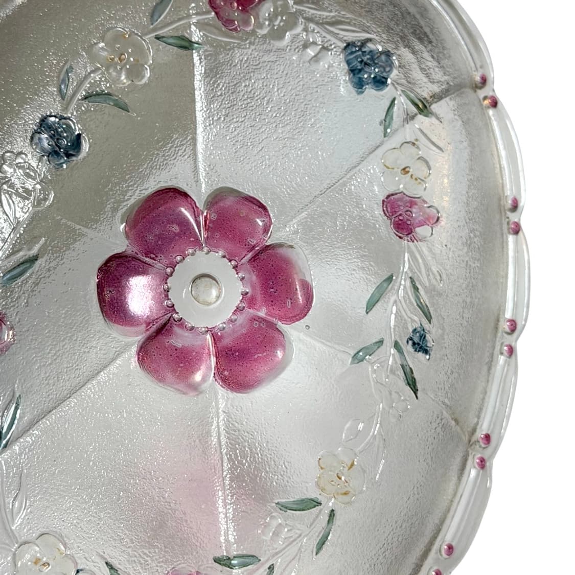 80s 플라워 릴리프 오벌 플레이트 상품이미지7