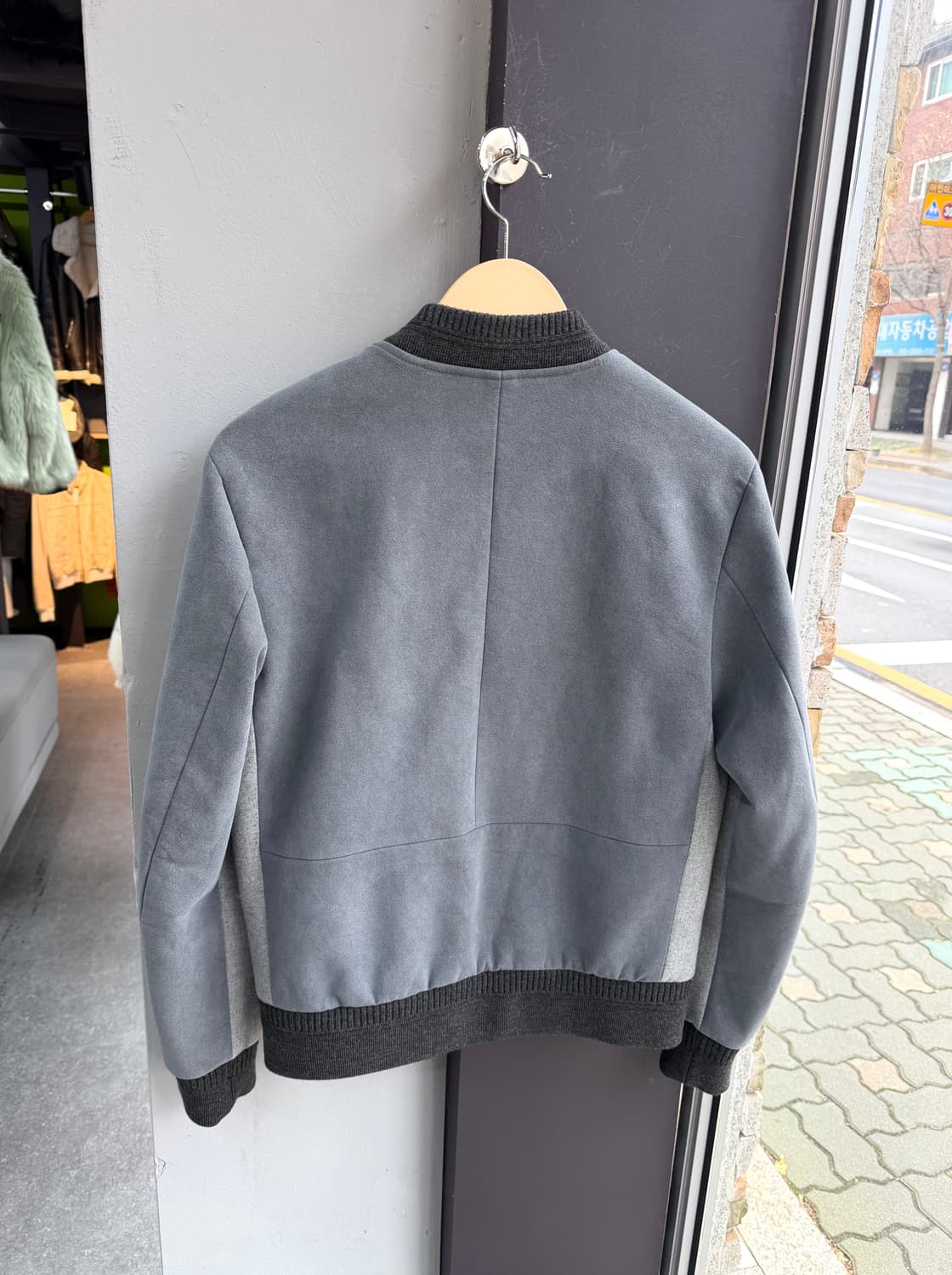 95/ 시스템옴므 투톤 스웨이드 블랜딩 집업 상품이미지6