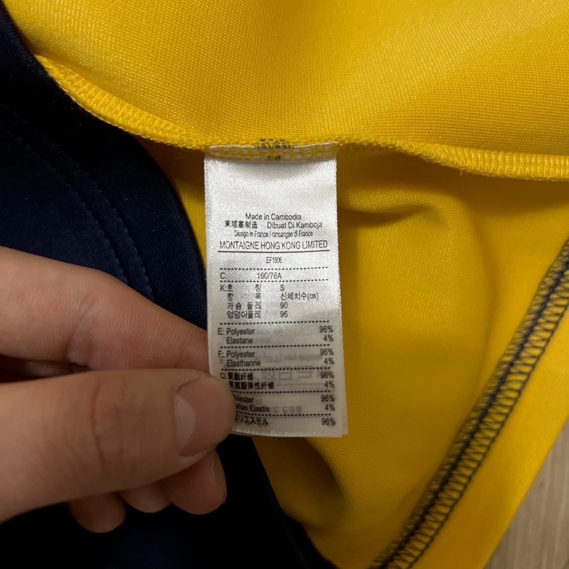 라코스테 여성 로고 카라 원피스 S/90  상품이미지6