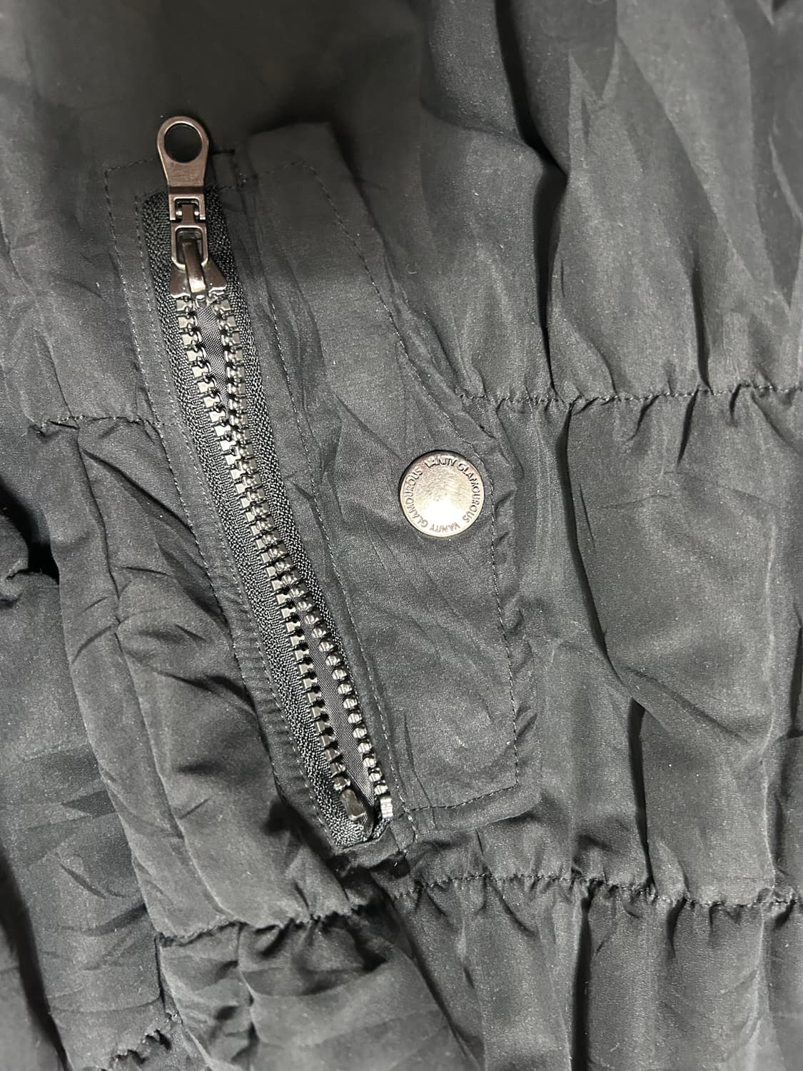 double zippper two way y2k gal padding 상품이미지3