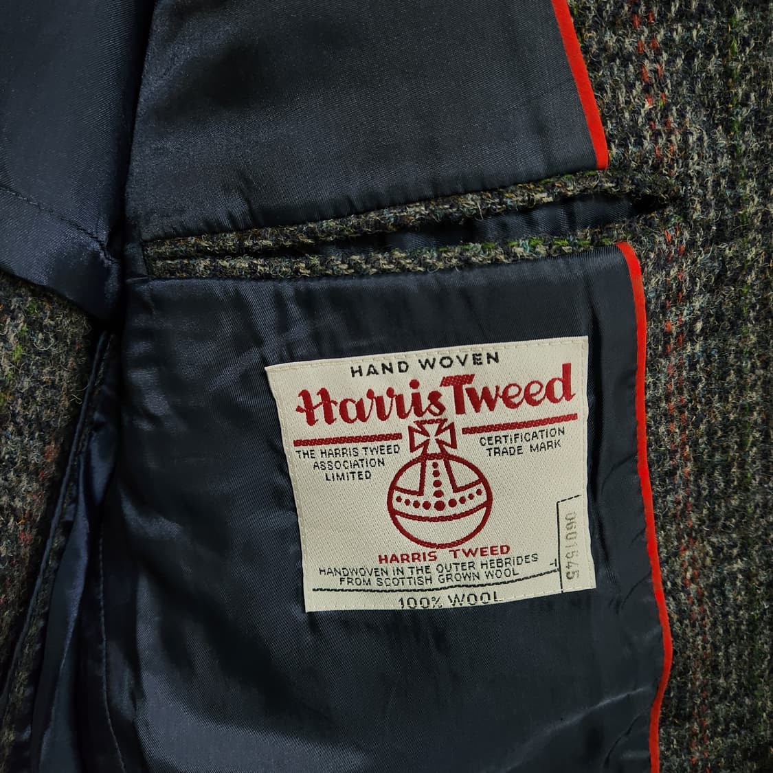 J.press 해리스 트위드 3버튼 색 재킷 상품이미지5