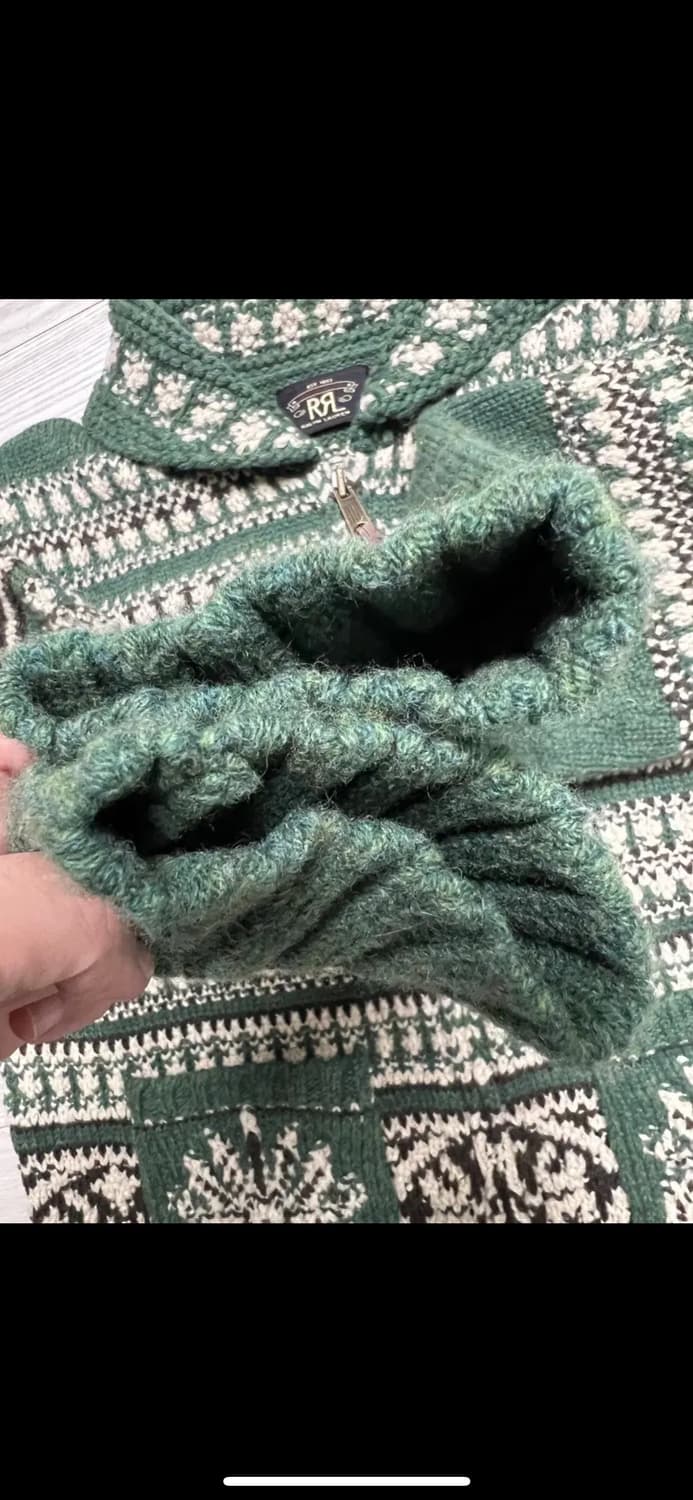 (명작) 더블알엘 집업 스웨터 가디건 RRL 상품이미지4