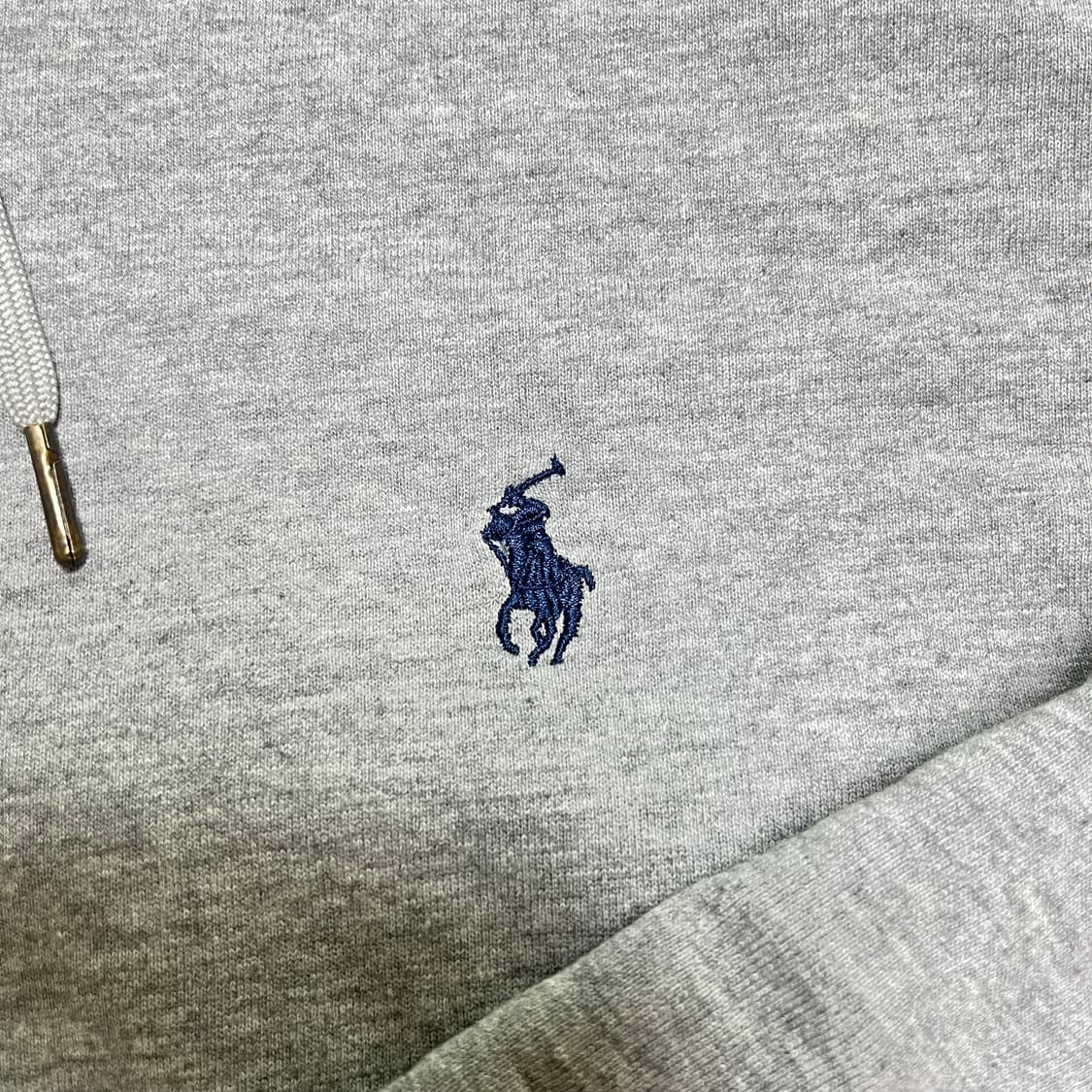 폴로 그레이 스웻 후드티 상품이미지2