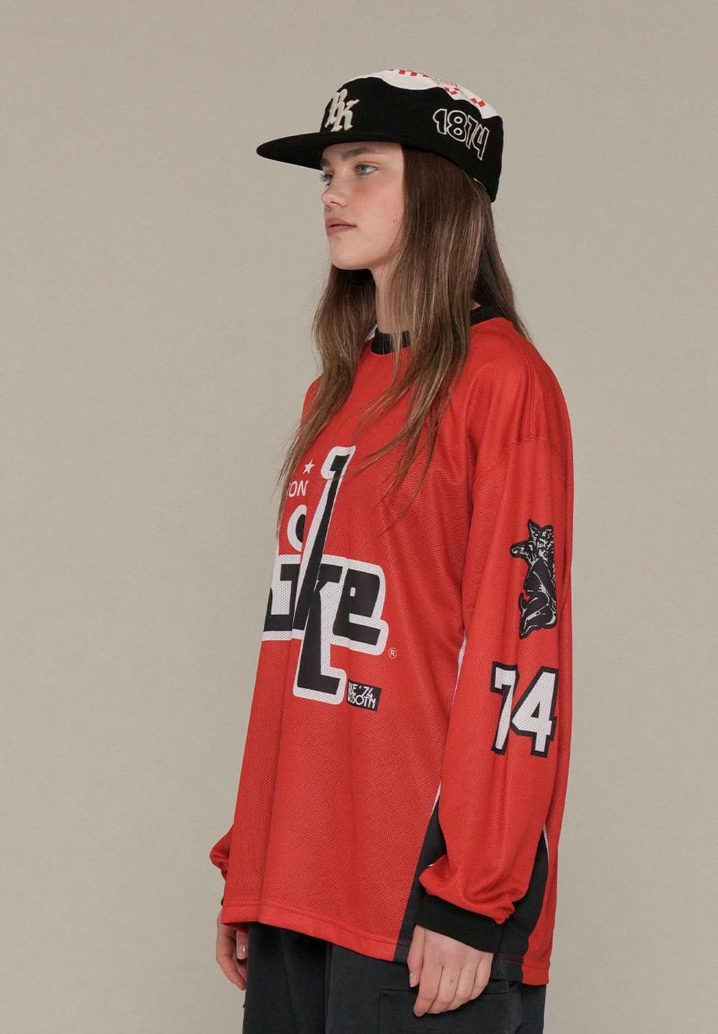 [새제품] BIKE BK로고 필박스 햇 - 블랙 상품이미지5