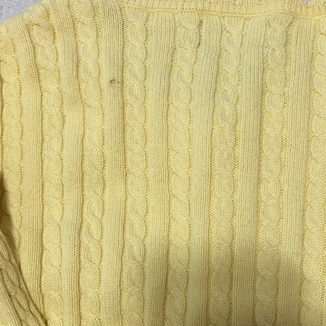 폴로 연노랑 프릴 가디건  상품이미지2