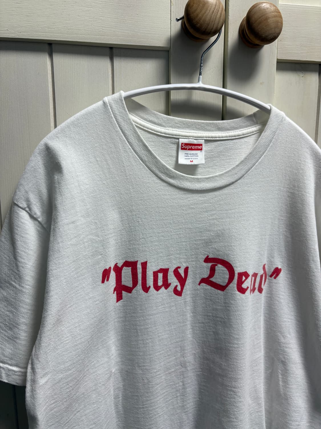 슈프림 play dead 티셔츠 m사이즈 윌리엄 스트로백 상품이미지2