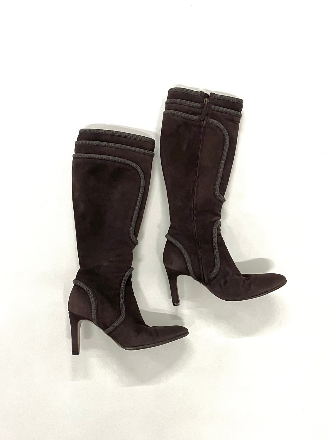 로에베 컬렉션 램스 스웨이드 롱부츠 상품이미지1