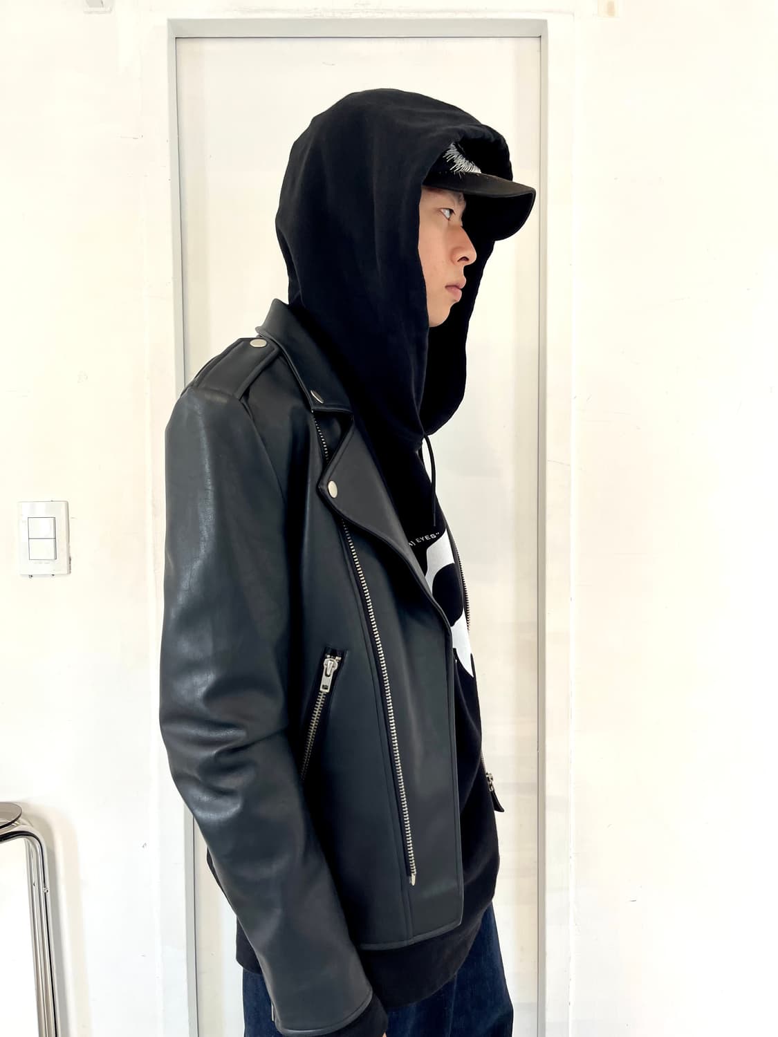 Rider Type Leather Jacket 상품이미지3