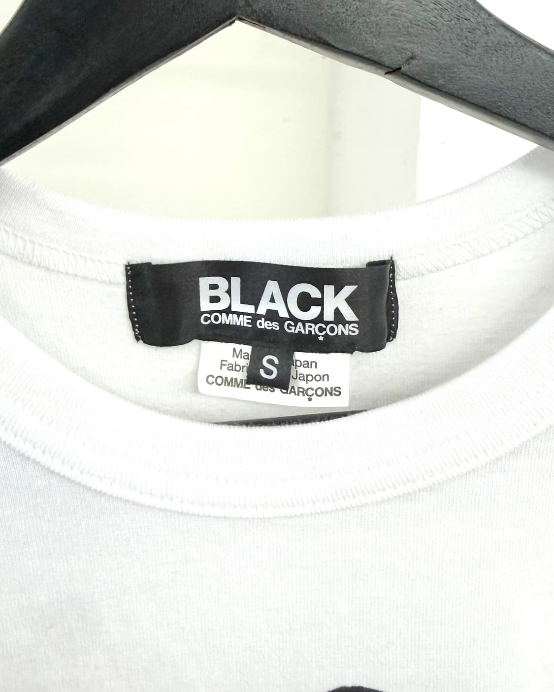 꼼데가르송 블랙 로즈 그래픽 티셔츠 상품이미지7