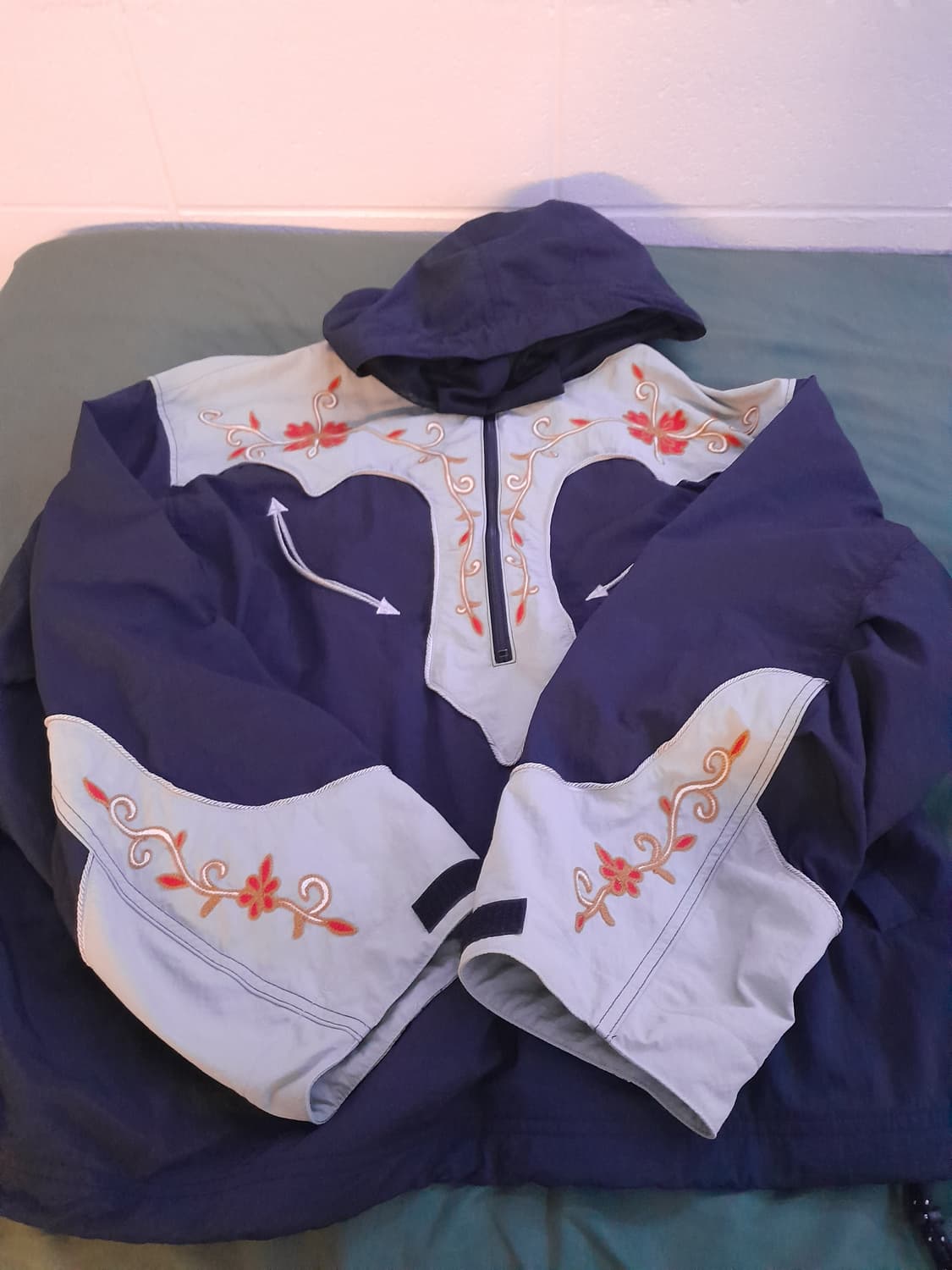 캐피탈 나일론 캑터스 플라워 파카 집업 상품이미지2