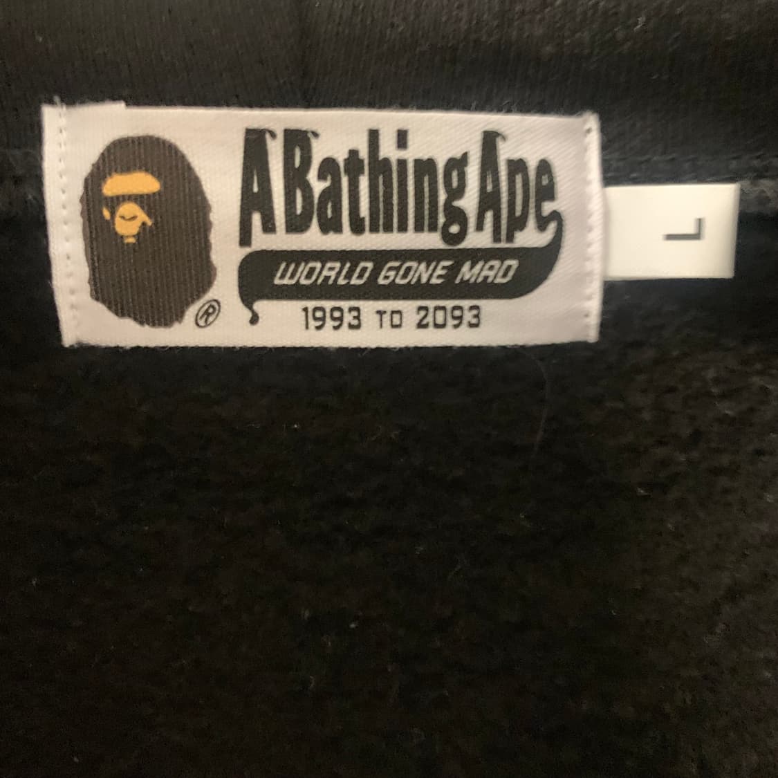 BAPE 베이프 타이거 후드 집업 사이즈L 상품이미지3