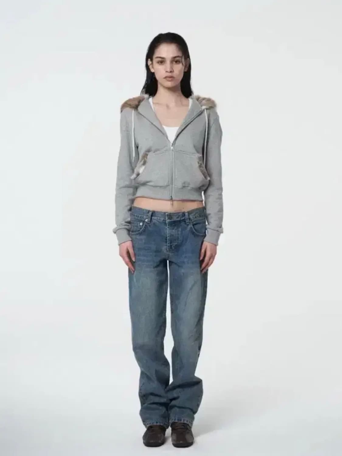 세틀포문 퍼 후드집업 상품이미지4