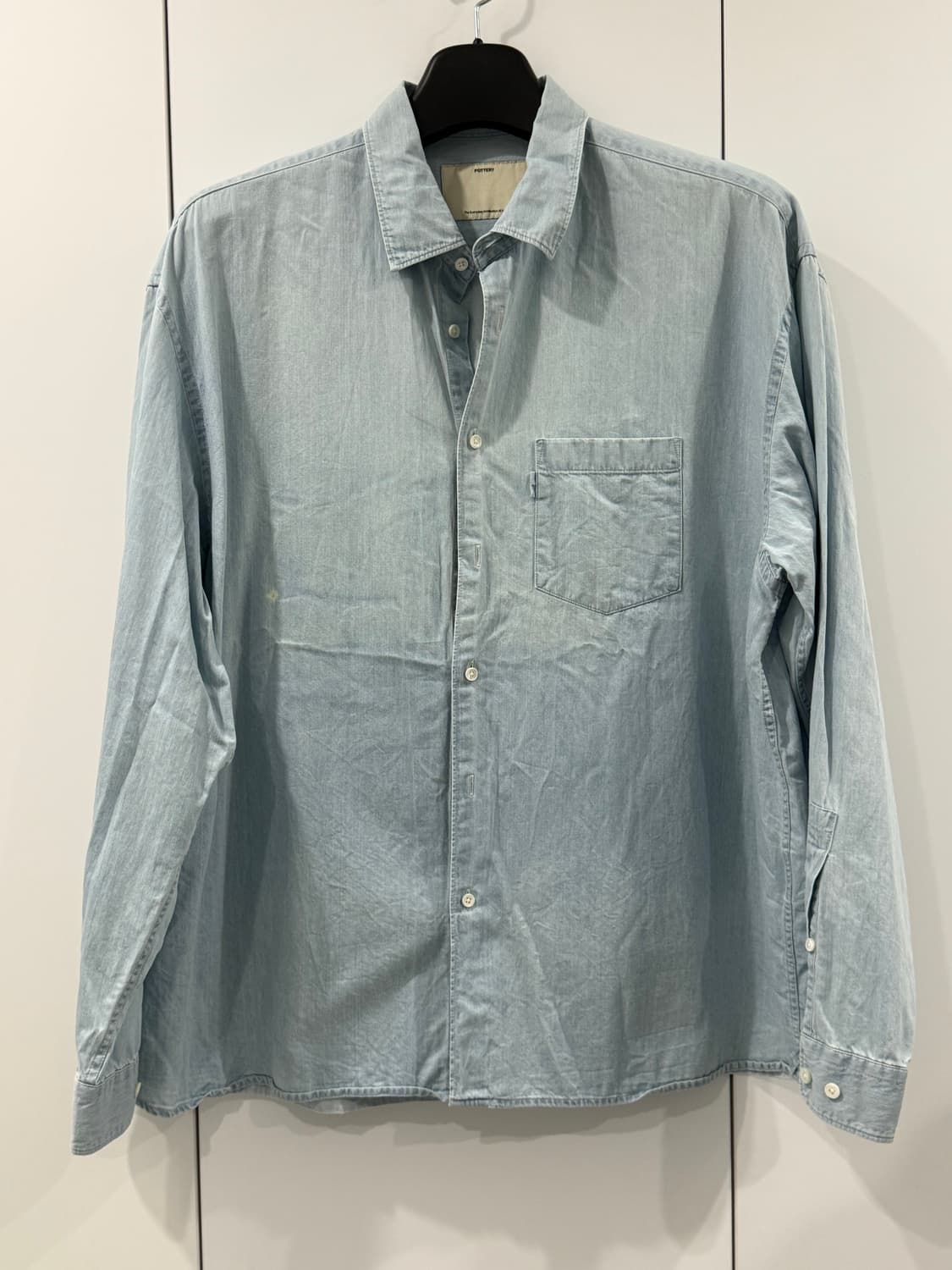 포터리 데님셔츠 사이즈 3  상품이미지1