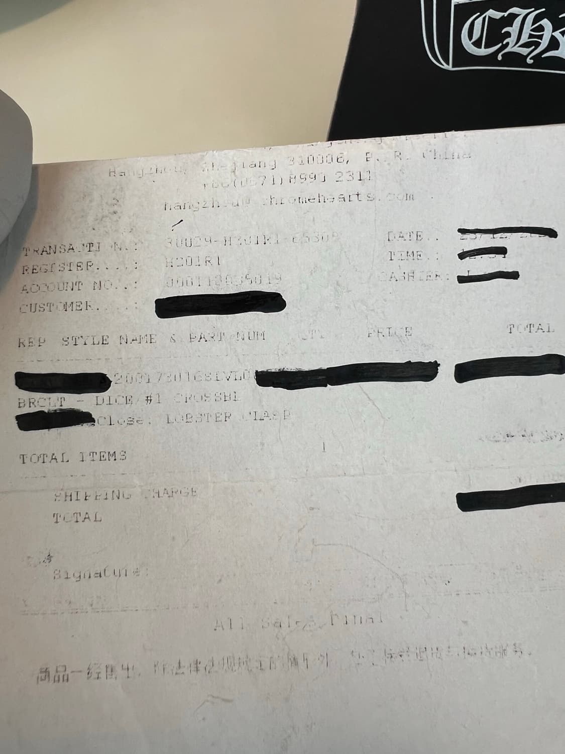 [9링크] 크롬하츠 다이스 팔찌 상품이미지2