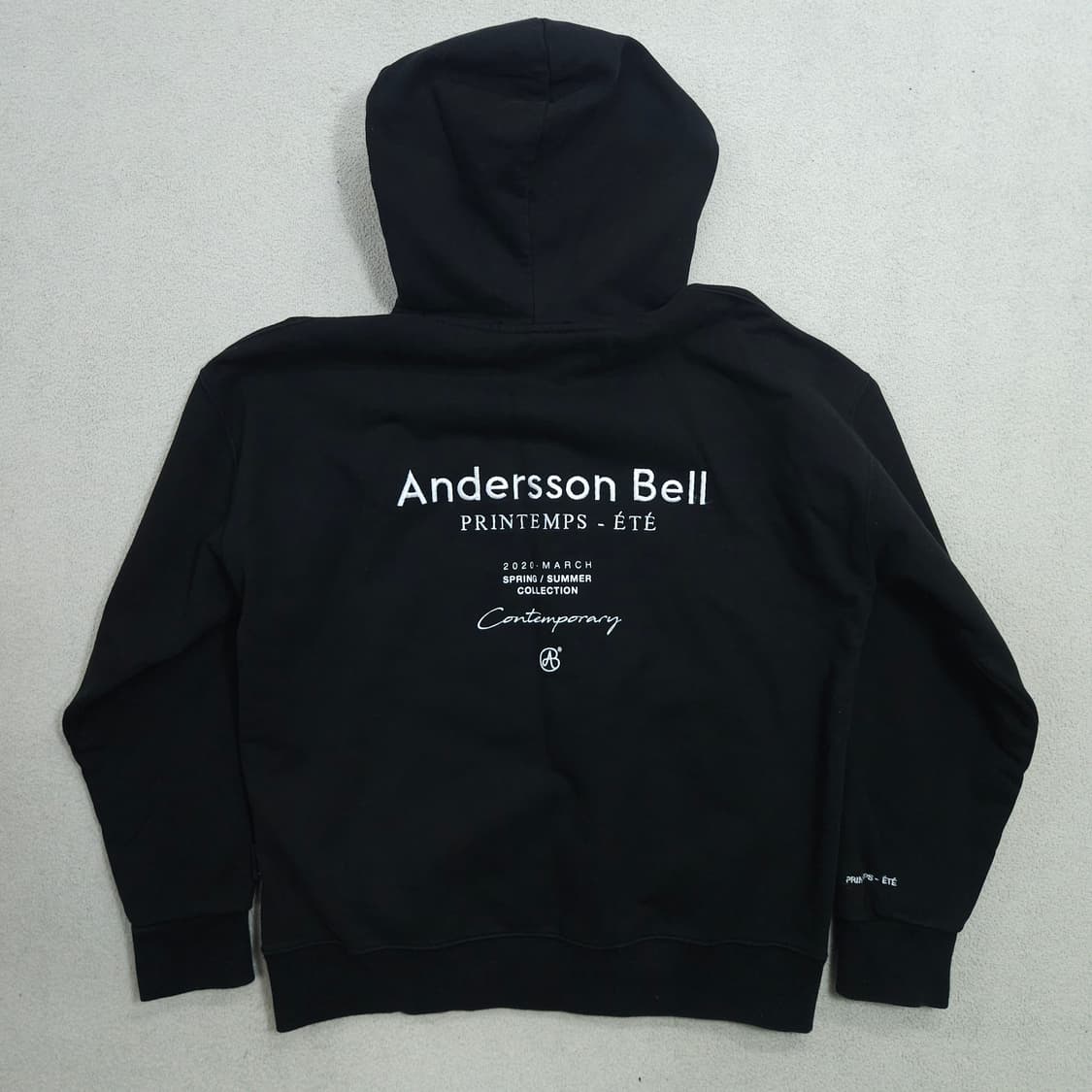 앤더슨벨 후드티 M 블랙 상품이미지1