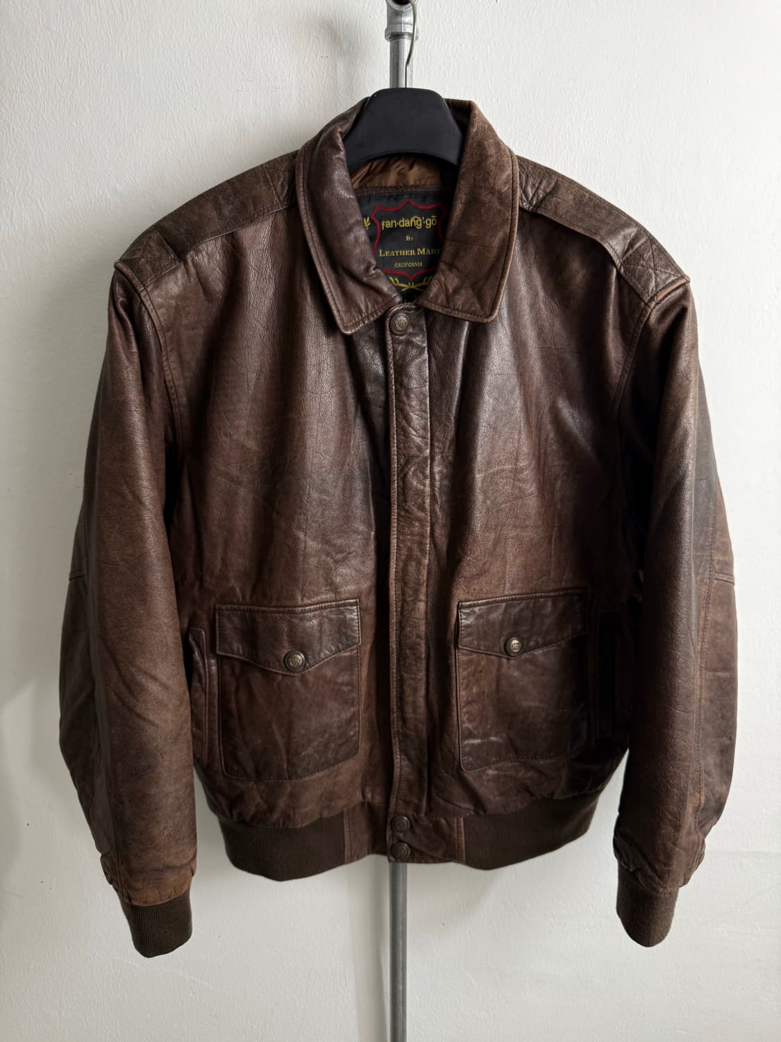 Vintage FAN-DANG-GO Leather Jacket 상품이미지1