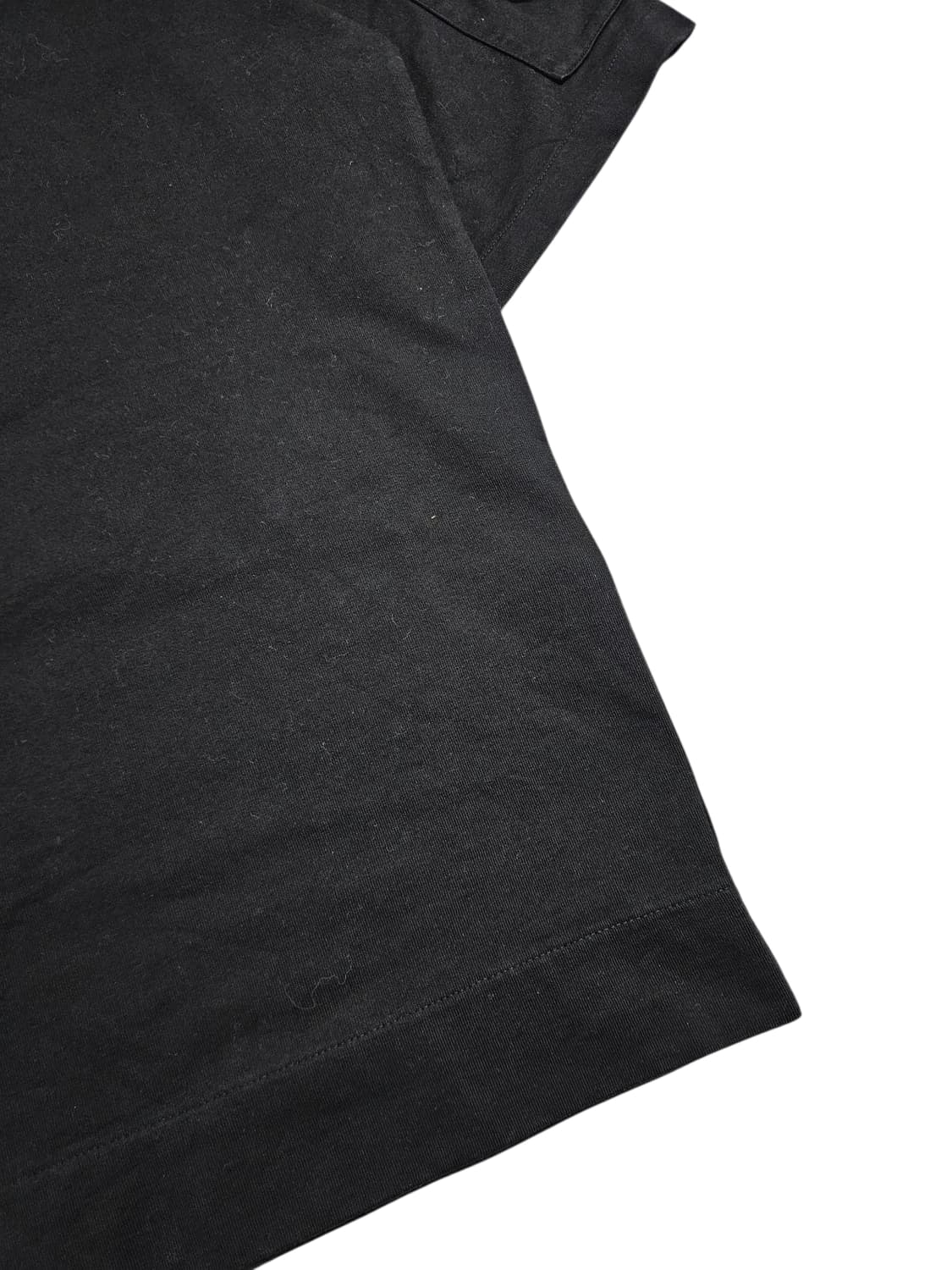 Cp컴퍼니 렌즈 와펜 헤비 코튼 반팔티 블랙 상품이미지5