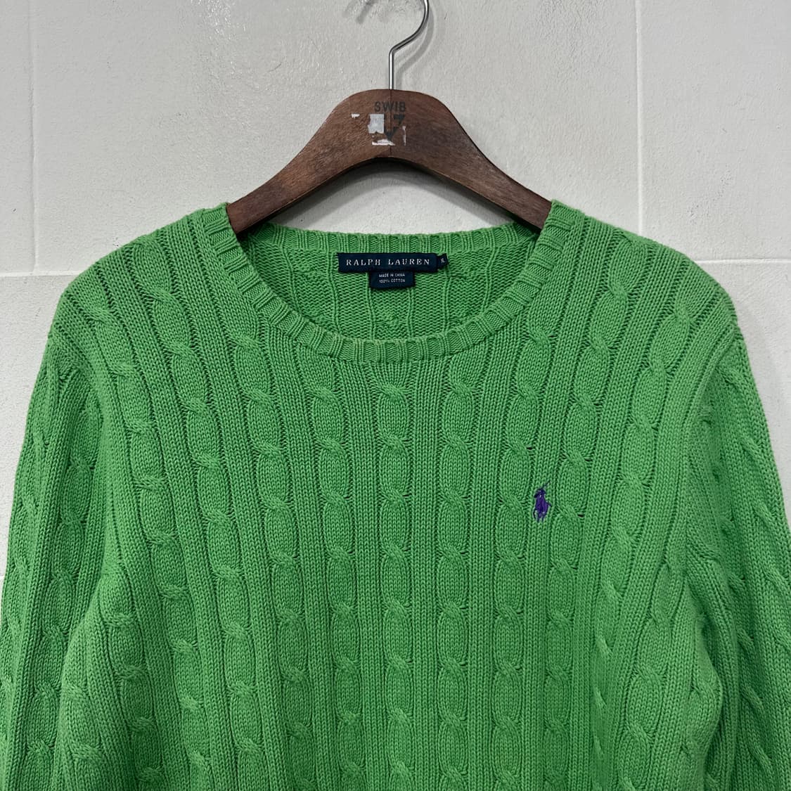 폴로 랄프로렌 꽈배기 니트 상품이미지2