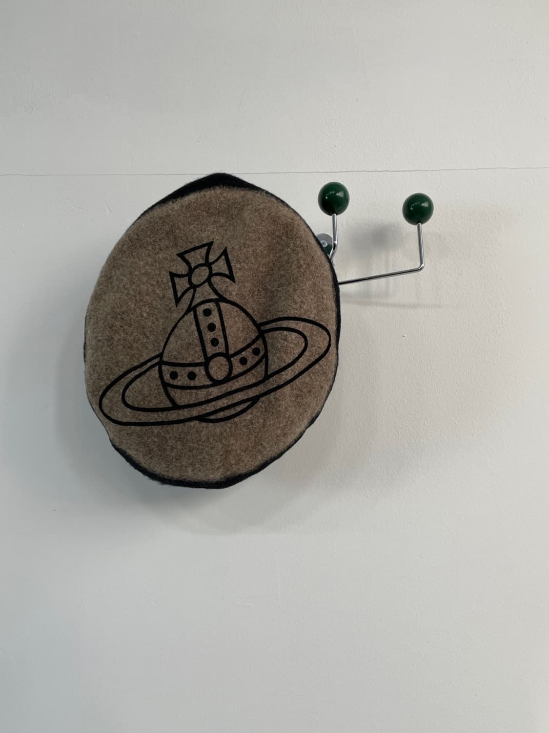 비비안 웨스트우드 오브 로고 울 베레모  상품이미지3