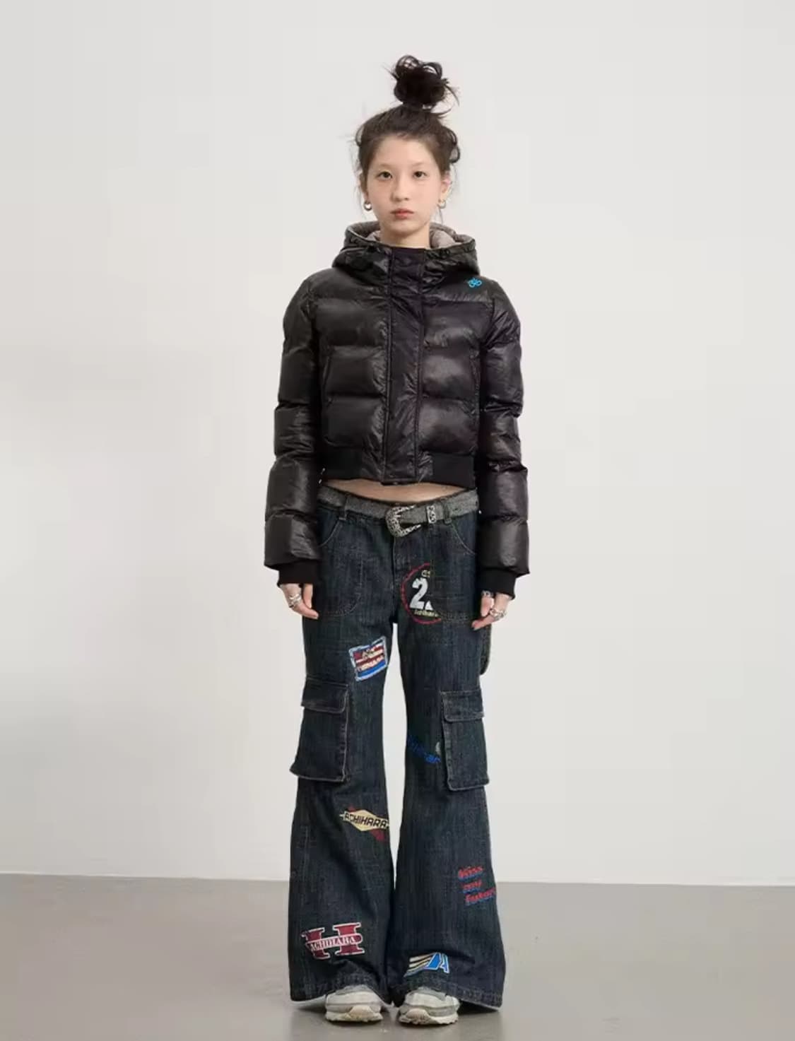 테스트메커니즘 디얼마이키코 아치하라 숏패딩 m 상품이미지2