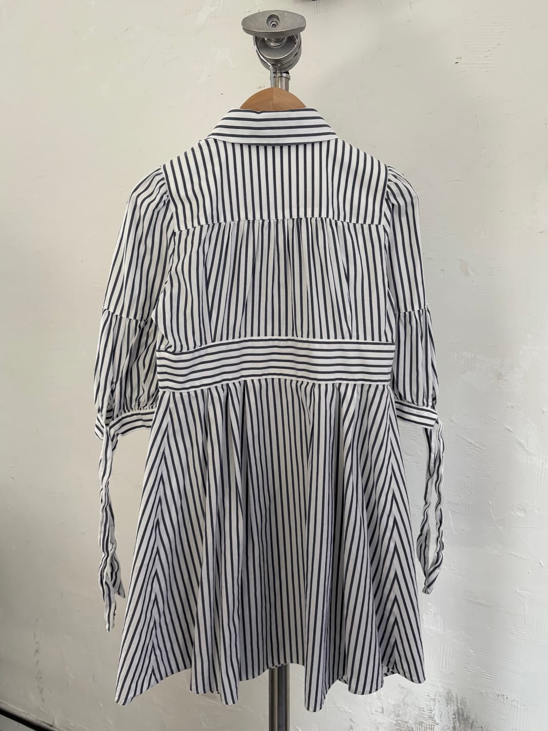 Burberry 버버리 블루라벨 네이비 스트라이프 미니 셔츠 원피스 상품이미지8