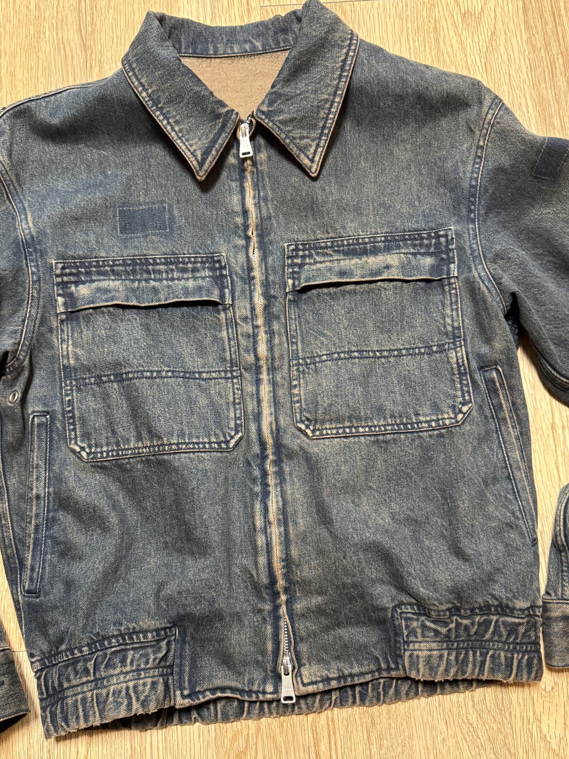 쿠어 틴트 데님집업 자켓 M 상품이미지5