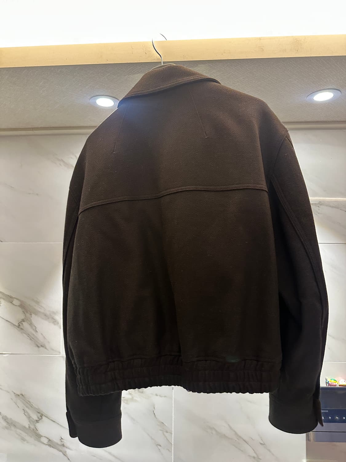 거의 새상품) 엘무드 크로아상 블루종 점퍼 카멜 상품이미지3