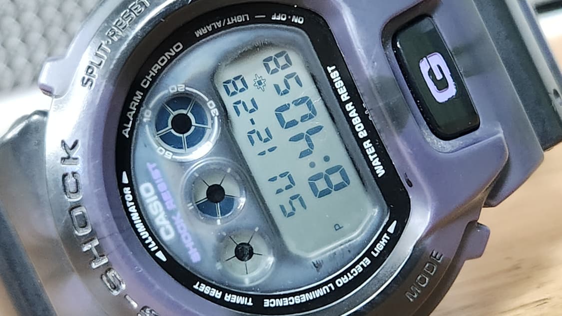 # 카시오 지샥 6900mc 일본판 독개구리 스피드 시계 급처 상품이미지8