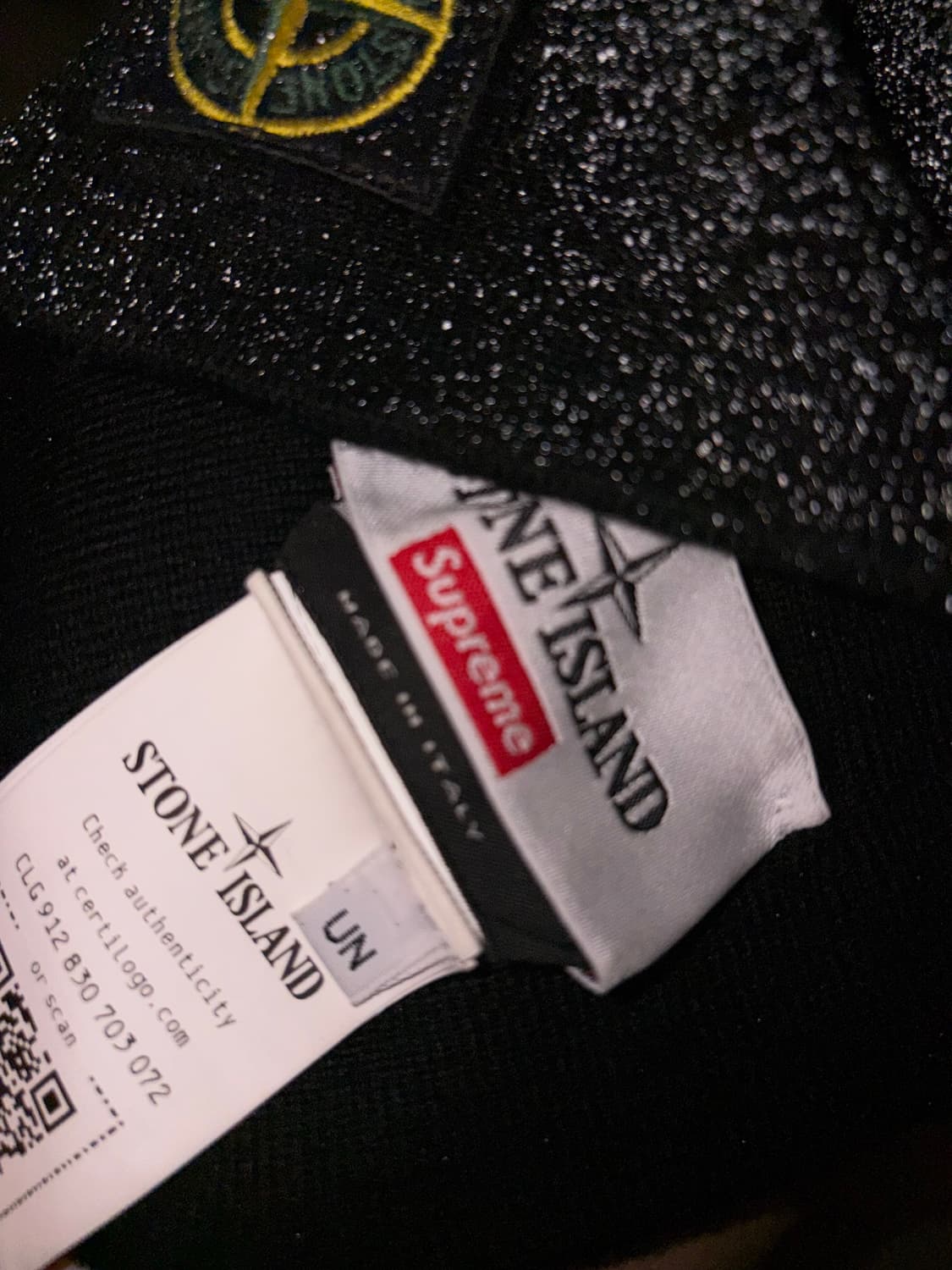 슈프림 x 스톤아일랜드 리플렉티브 비니 상품이미지4
